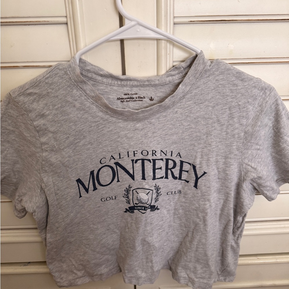 Abercrombie & Fitch Light Gray Tee